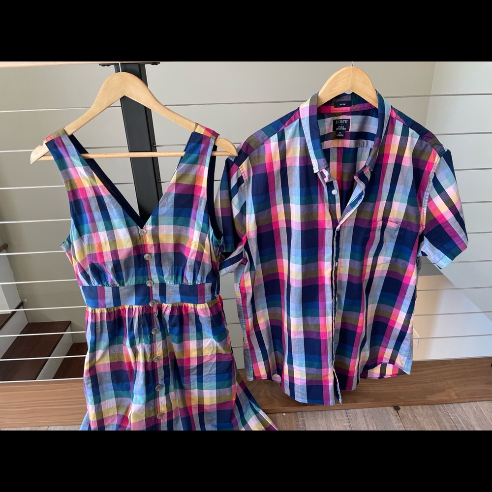Jcrew plaid men’s button up shirt XL - great easter shirt!